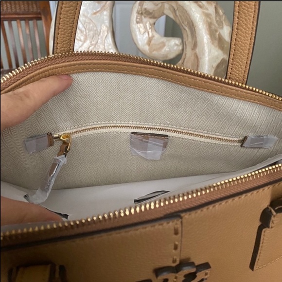 Tory Burch leather satchel - Picture 7 of 14